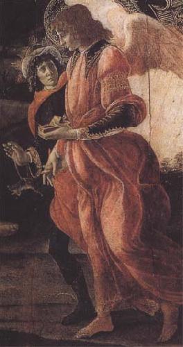 Sandro Botticelli Trinity with Mary Magdalene,St john the Baptist,Tobias and the Angel oil painting image
